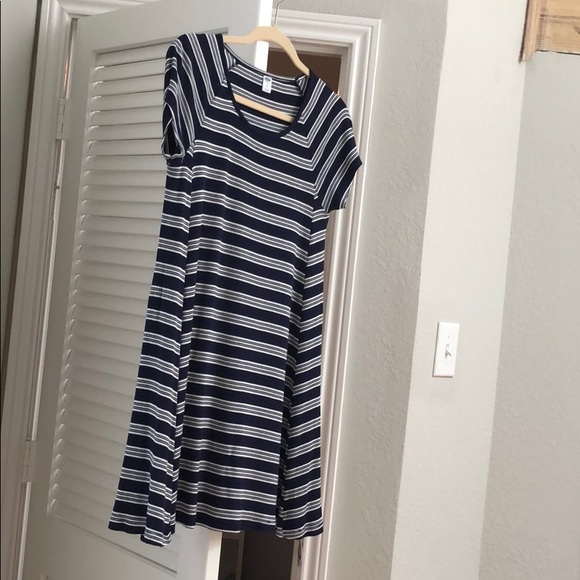 Navy T-shirt dress - Picture 4 of 4